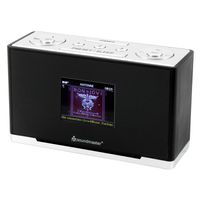 Soundmaster UR240SW - Tragbar - Digital - DAB+,FM,UKW - TFT - 6,1 cm (2.4 Zoll) - Schwarz