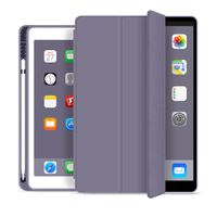 Hülle für iPad Mini 4 Mini 5 Hülle 2019 iPad Mini der 5. Generation, schlanke Ständer-Schutzhülle Smart Cover für 2019 Apple iPad Mini 4 Mini 5 7,9 Zoll mit Stifthalter –helles Lila