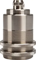 Lampenfassung E27 vintage Edison Lampensockel Nickel EC1617