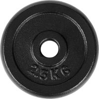 Gymtek® zátěžový talíř - 2,5 kg závaží, ?29 mm - zátěžový talíř, činky, fitness kotouč - silový trénink, domácí posilovna, fitness