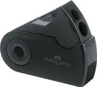 FABER-CASTELL Doppelspitzdose SLEEVE schwarz