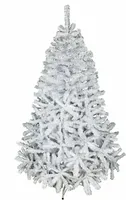 HAAC künstlicher Weihnachtsbaum Farbe weiß 180 cm 600 Zweigen Tannenbaum Ständer