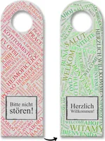 Bitte nicht Stören - Homeoffice Türhänger in rot und grün Türhänger Türschild
