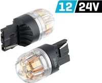 Żarówka VISION W21W (T20d) 12/24V 15x 2835 SMD OSRAM Chip, CANBUS, biała, 2 szt.
