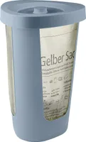 Rotho Müllsackständer 50L Fabu - Gelber Sack Halter - Müllsack Ständer 40,0 x 40,0 x 62,1 cm - Müllbeutelständer mit geruchsdichtem Deckel