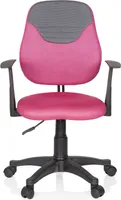 hjh OFFICE KIDDY STYLE otočná stolička pre deti výškovo nastaviteľná s podrúčkami látka