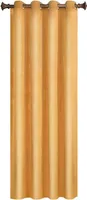 WOLTU Verdunklungsgardine mit Ösen Samtvorhang Thermogardine, 300 g/m² Schwere Verdunkelungsvorhang Senf 140x270 cm (1 Stück)