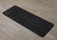 Tendance koupelnová předložka černá 45 cm x 120 cm x 0,8 cm Koupelnová dekorace