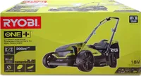 - Ryobi One+ 18V Akku-Rasenmäher