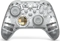 Microsoft Ghost Cipher Gold, svetlosivá, priehľadná Bluetooth/USB Gamepad analógový / digitálny Android, PC, Xbox One, Xbox Series S, Xbox Series X, iOS