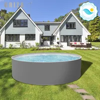 Rundpool GRIZA Stahlwandpool rund 300 x 120 cm Einzelbecken