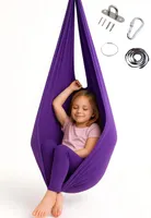 Hängematte Therapieschaukel für Kinder, Kinderschaukel Hängematte, Indoor Therapieschaukel, Kuschelhängematte Sicherheit/Tragfähigkeit bis 90 kg