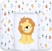 Wickelauflage Wickelkommode Auflage Baby 85 x 75 cm - Wickelmatte Wickeltischauflage Wasserfest Wickelunterlage Weich Safari Motiv