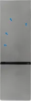 Samsung RL38A7B5BS9/EG Freistehende KÃ1/4hl-/Gefrierkombi, 2 TÃ1/4ren, Metalldekor, 273 l Nutzinhalt KÃ1/4hlteil, 114 l Nutzinhalt Gefrierteil, 59,5 cm Breite, , 134 kWh/Jahr, 35 dB Geräuschemissionen, Inverter-Motor, NoFrost-System
