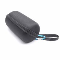 vhbw Tasche Hülle Case kompatibel mit Logitech Ultimate Ears Wonderboom Bluetooth Lautsprecher Box - grau / schwarz, weiches Innenfutter