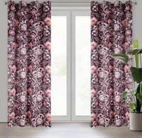 Vorhang MIREI dunkelBURG 140x250 cm  Ösen Ösenvorhang