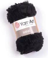 YarnArt Mink, Effektgarn, Flauschgarn, leami, leamigurumi 346 schwarz