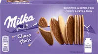 Milka Choco Thins Choco Biscuits Kekse Alpenmilch Schokolade 151g