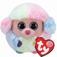 Rainbow Pudel Beanie Balls, ca. 10 cm