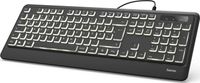 Hama KC-550 Kabelgebundene Tastatur Schwarz DE (001826710000)