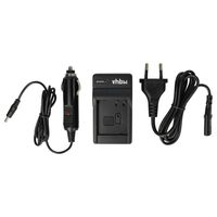 vhbw Ladegerät kompatibel mit Panasonic DMW-BLG10, DMW-BLG10E Kamera Camcorder/Akku - Ladeschale, Kfz-Adapter, Ladeanzeige, 8,4 V