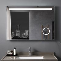 Badspiegel X100 mit LED Beleuchtung Badezimmerspiegel Bad Spiegel Wandspiegel 