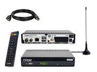 Comag SL65T DVB-T2 Bundel, Freenet TV, PVR Funktion, HDMI Kabel, passive Antenne