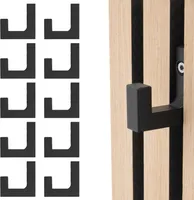 10x Kleiderhaken für Akustikpaneele Garderobenhaken Halter Universal Wandhaken Haken