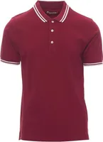 Herren Poloshirts "SKIPPER" Corporate wear - Payper Bordeaux/Weiss M