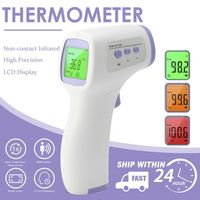 Digital Fieberthermometer Infrarot Stirn Thermometer Kontaktlos Baby& Erwachsene 