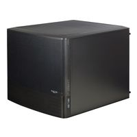 Fractal Design NODE 804, Cube, PC, Schwarz, micro ATX, Mini-ATX, HDD, Leistung, 16 cm