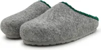 PANTOFFELMANN Filzclogs mit Fußbett warme Filzhausschuhe Filzpantoffel Herren Damen Filz Clog Hausschuhe grau 41