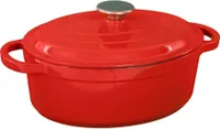 kasserolle 29 x 23 cm 4,5 Liter Gusseisen rot