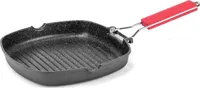 Moneta Grillpan Bratpfanne, Gusseisen/Gussaluminium, Induktionsherd-geeignet, Antihaftbeschichtung