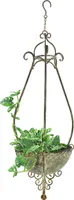 Hängender Blumentopf in Antik Optik  -  29x75cm