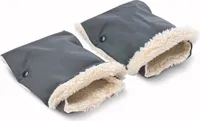 SENSILLO Kinderwagen Handwärmer Handschuhe Kinderwagen Handmuff - Graphit