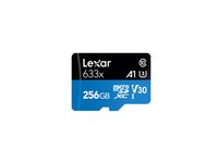 Lexar 633x - 256 GB - MicroSDXC - Klasse 10 - UHS-I - 100 MB/s - 45 MB/s Lexar