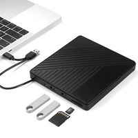 Externes DVD Drive CD Laufwerk Extern USB 3.2 USB-C Reagle für Laptop PC MacBook