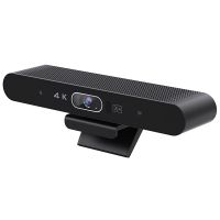 4K-Kamera USB-Webcam HD-Videokonferenzkamera mit Mikrofon und Lautsprecher KI-Gesichtsverfolgung Autofokus 360°-Sprachaufnahme Plug & Play Kompatibel mit Windows Android Mac fuer Videokonferenzen/Online-Kurse/Live-Streaming