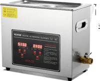 Myjka ultradźwiękowa VEVOR, pojemność 30 l, wysoka moc ultradźwięków, sterowanie cyfrowe, 6 l