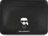 Karl Lagerfeld Ochranný kryt Saffiano Ikonik Karl pro Macbook 13'' / 14'', černý