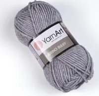YarnArt Merino Bulky 282 Hellgrau – Weiche, Warme Wolle mit Merino für Strickprojekte