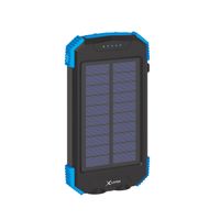 Xlayer Powerbank Solar 10000 mAh Wireless externes Ladegerät Tragbar Notfall