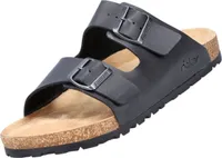 Rieker Herren Pantolette Schwarz