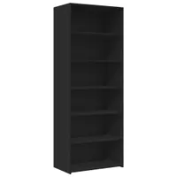 vidaXL Tablica wysoka czarna 70x41x185 cm materiał drewnopochodny