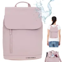 Rucksack Damenrucksack Frauen New Rebels Daley Fashion small medium Bürotasche Handtasche Daypack Büro Freizeit für Damen Freizeitrucksack backpack klein 511312 13 Dusty Rose Rosa + Bagboom Schlüsseletui