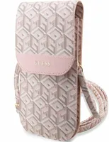 Guess Gcube Stripe Handtasche - Rosa