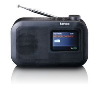 Lenco PDR-026BK - Tragbares DAB+/FM-Radio - Akku - Bluetooth® - Schwarz