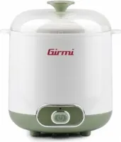 Girmi Joghurtbereiter 1,5L, inklusive Zubehör für griechischen Joghurt YG0200