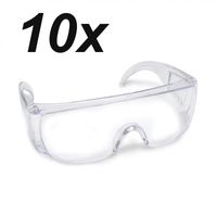 5er Set Arbeitsschutzbrille Polycarbonat Schutzbrille Brille Arbeitsbrille 